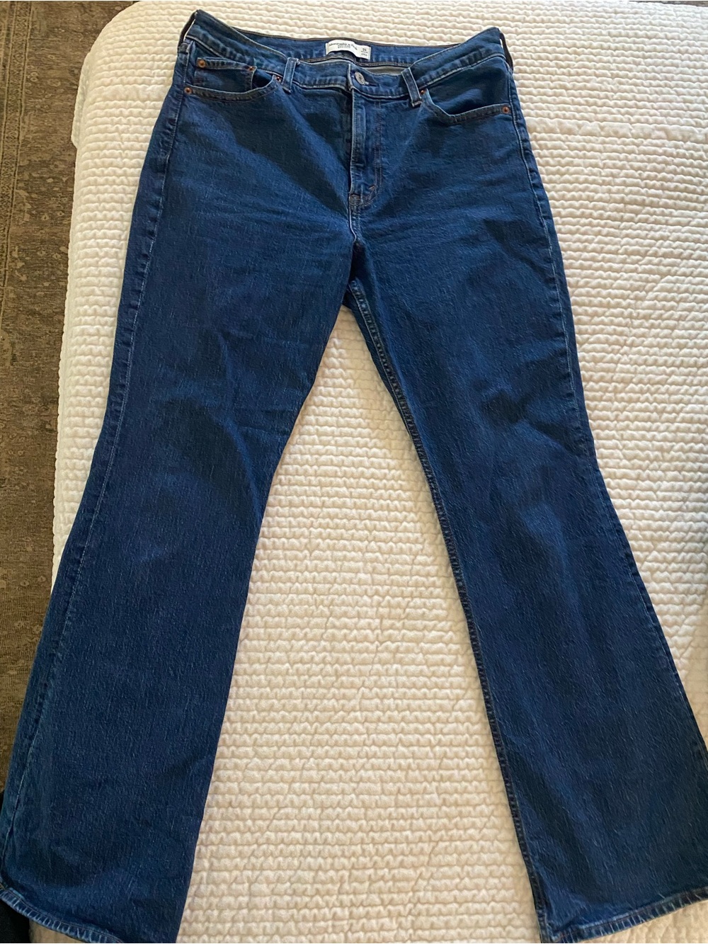 Abercrombie & Fitch Women’s Deep Indigo Bootcut Jeans